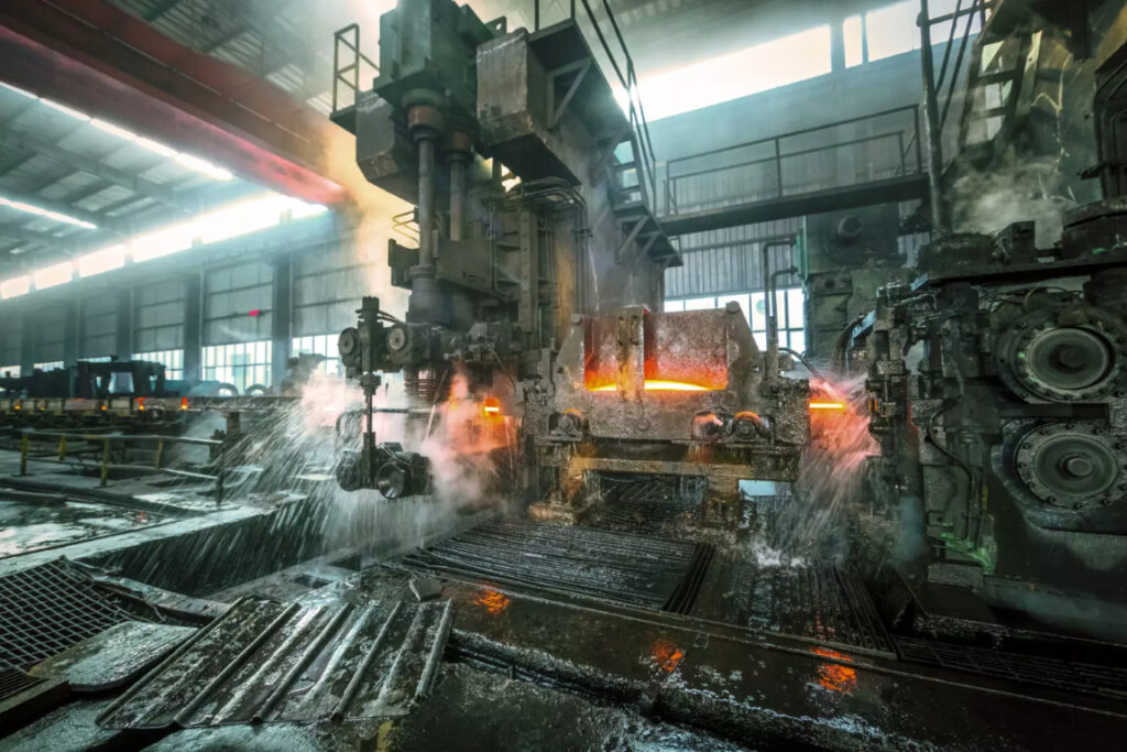 How can occupational safety hazards be prevented in the steel industry?