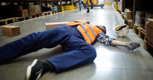 Warehouse safety hazards slip-trip-fall